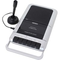 Jensen - Cassette Player/Recorder - Silver - Alternate Views