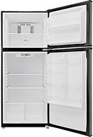 Insignia™ - 11.5 Cu. Ft. Top-Freezer Refrigerator - Stainless Steel - Alternate Views