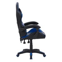 CorLiving - Ravagers Gaming Chair - Black and Blue - Alternate Views