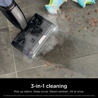 Shark - Pickup 3-in-1 Steam Mop, Pick-Up, Sanitize* - Black/Stone Metallic - Alternate Views