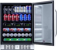 NewAir - 177-Can Built-In Beverage Cooler with Precision Temperature Controls and Adjustable Shel... - Alternate Views