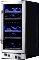 NewAir - 29-Bottle Wine Cooler - Stainless Steel - Alternate Views