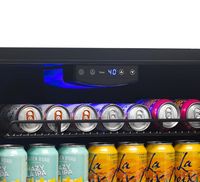 NewAir - 24” 177 Can Built-In Beverage Cooler with Precision Temperature Controls and Adjustable ... - Alternate Views
