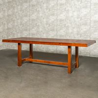 Walker Edison - Huntsman Wood Dining Table - Brown - Alternate Views