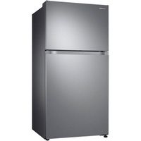 Samsung - 21.1 cu. ft. Top-Freezer Refrigerator with FlexZone - Stainless Steel - Alternate Views