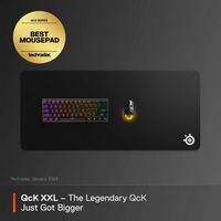 SteelSeries - QcK Cloth Gaming Mouse Pad (XXL) - Black - Alternate Views
