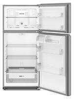 Whirlpool - 28 in. Wide 14.3 cu. ft. Top-Freezer Refrigerator with Total Coverage Cooling - Finge... - Alternate Views