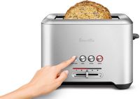 Breville - the Bit More 2-Slice Extra-Wide and Deep Slot Toaster - Stainless Steel - Alternate Views