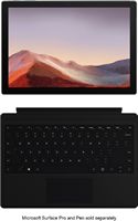Microsoft - Surface Pro Signature Type Cover for Pro 3, Pro 4, Pro 5, Pro 6, Pro 7, Pro 7+ - Black - Alternate Views