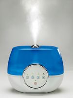 PureGuardian - Ultrasonic 2 Gal. Warm and Cool Mist Aromatherapy Humidifier - Blue/White - Alternate Views