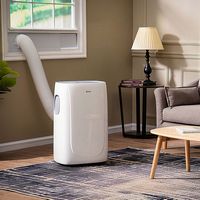 Emerson Quiet Kool - 300 Sq.Ft. 3 in 1 Portable Air Conditioner with Remote Control - White - Alternate Views