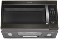 Whirlpool - 1.9 Cu. Ft. Over-the-Range Microwave with Sensor Cooking - Black Stainless Steel - Alternate Views