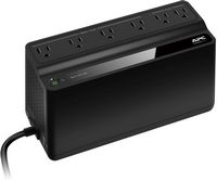 APC - Back-UPS 425VA, 120V, 6 NEMA outlets (2 surge) - Black - Alternate Views