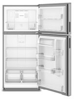 Amana - 19 Cu. Ft.Garage Ready Top-Freezer Refrigerator and - Fingerprint-Resistant Stainless Finish - Alternate Views