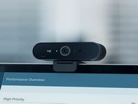 Logitech - Brio Ultra HD Pro 4096 x 2160 Business Webcam with RightLight 3 and Noise-Cancelling D... - Alternate Views