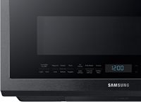 Samsung - 2.1 Cu. Ft. Over-the-Range Microwave with Sensor Cook - Black Stainless Steel - Alternate Views