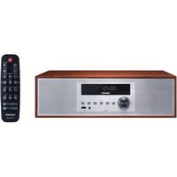 Toshiba - 30W Audio System - Silver/Brown - Alternate Views