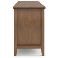 Simpli Home - Artisan SOLID WOOD 72 inch TV Media Stand in Rustic Natural Aged Brown For TVs up t... - Alternate Views