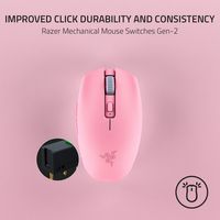 Razer - Orochi V2 Lightweight Optical Gaming Mouse With 950 Hour Battery Life - Wireless - Quartz - Alternate Views