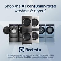 Electrolux - 8.0 Cu. Ft. Stackable Gas Dryer with Steam and LuxCare Dry System - White - Alternate Views