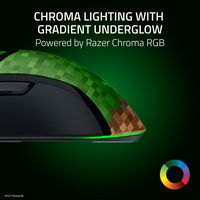 Razer - Cobra Lightweight Optical Gaming Mouse with Chroma RGB Lighting - Wired - Minecraft Edition - Alternate Views