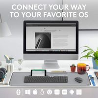 Logitech - K585 Full-size Wireless Scissor Keyboard for Windows, Mac, Chrome, Android with Build-... - Alternate Views