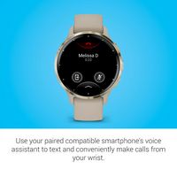 Garmin - Venu 3S GPS Smartwatch 41 mm Fiber-reinforced polymer - Stainless Steel and French Gray - Alternate Views