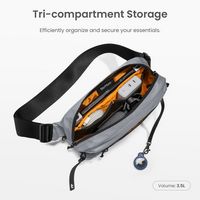tomtoc - Aviator-T33 3.5L Sling Bag with RFID Blocking, Minimalist Crossbody Bag Chest Bag Should... - Alternate Views