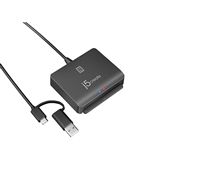 j5create - USBTM Smart Memory Card Reader - Black - Alternate Views