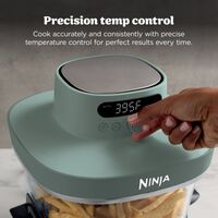 Ninja - Crispi Pro 6-in-1 Countertop Glass Air Fryer - Ash Gray - Alternate Views