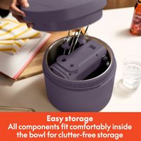 Bella - 3.5-qt. Hand & Stand Mixer - Plum - Alternate Views