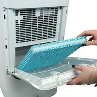 Perfect Aire - 550 Sq.Ft. 560 CFM Portable Air Conditioner Evaporative Cooler - White - Alternate Views