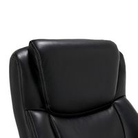 La-Z-Boy - Delano Big & Tall Bonded Leather Executive Chair - Jet Black/Mahogany - Alternate Views