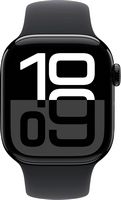 Apple Watch Series 10 (GPS+Cellular) 42mm Aluminum Case with Black Sport Band - S/M - Jet Black (... - Alternate Views