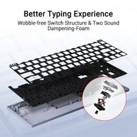 ASUS - ROG Falchion RX 65% Wireless Optical Gaming Keyboard with ROG RX Low-Profile Switches - White - Alternate Views