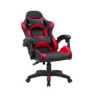 CorLiving - Ravagers Gaming Chair - Black and Red - Alternate Views