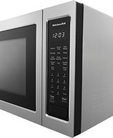 KitchenAid - 1.5 Cu. Ft. Convection Microwave with Sensor Cooking and Grilling - Stainless Steel - Alternate Views