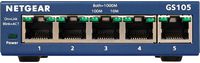 NETGEAR - 5-Port 10/100/1000 Gigabit Ethernet Unmanaged Switch - Blue - Alternate Views