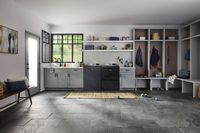 Maytag - 7.4 Cu Ft. Smart Electric Dryer with Steam and Pet Pro Option - Midnight Steel - Alternate Views