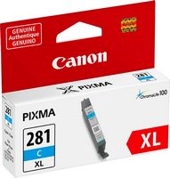 Canon - CLI-281 XL High-Yield Ink Cartridge - Cyan - Alternate Views