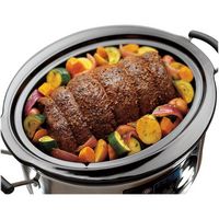 Hamilton Beach - 4-Quart Slow Cooker - silver - Alternate Views