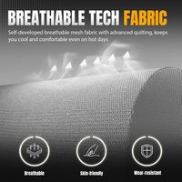 GTPlayer - GT905 Adjustable Gaming Chair with Breathable Fabric - Gray - Alternate Views