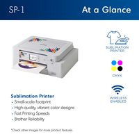 Brother - Sublimation SP-1 Inkjet Printer with Artspira App - White - Alternate Views