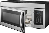 Insignia™ - 1.5 Cu. Ft. Convection Over-the-Range Microwave - Stainless Steel - Alternate Views