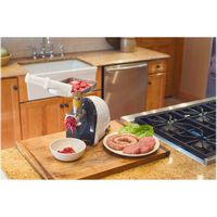 Weston - #5 Electric Meat Grinder & Sausage Stuffer - White - Alternate Views