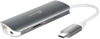 j5create - USB-C Multi Adapter for Mac, PC and More - Silver - Alternate Views