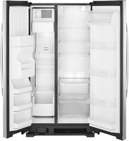 Amana - 21.4 Cu. Ft. Side-by-Side Refrigerator - Stainless Steel - Alternate Views
