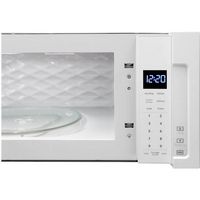 Whirlpool - 1.1 Cu. Ft. Low Profile Over-the-Range Microwave Hood Combination - White - Alternate Views