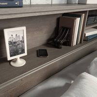 Sauder - River Ranch Bookcase Full Queen Headboard - Mystic Oak - Alternate Views