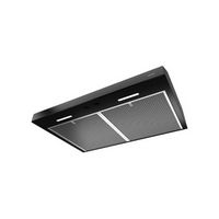 Broan Glacier - 30 inches - Convertible - Under cabinet Range Hood - Black - Alternate Views